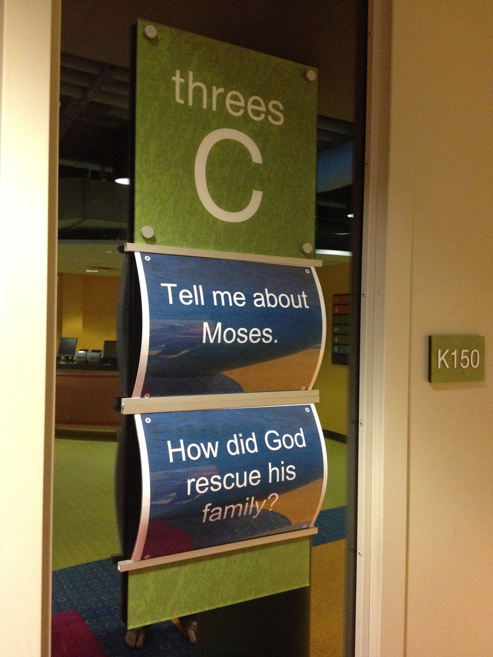 Door signs for Kids Ministry Lessons